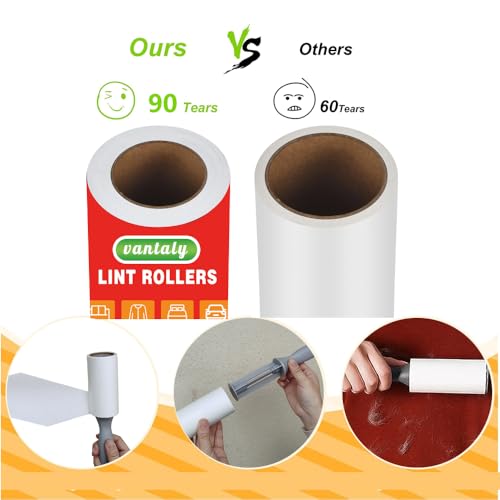 Pet Hair Lint Rollers (3 pcs - 270 Sheets)