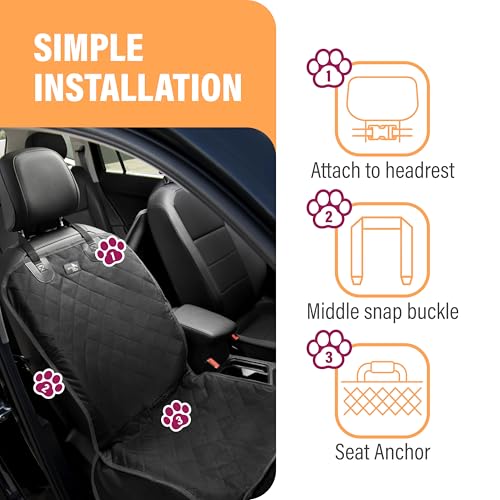 Dog Car Seat Cover (Black)