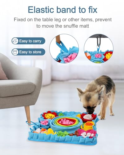 Upgraded Snuffle Mat for Dogs (Blue)