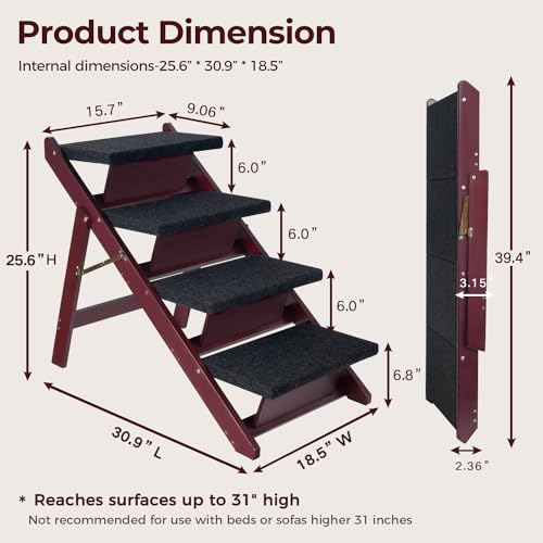 Wooden Dog Stairs