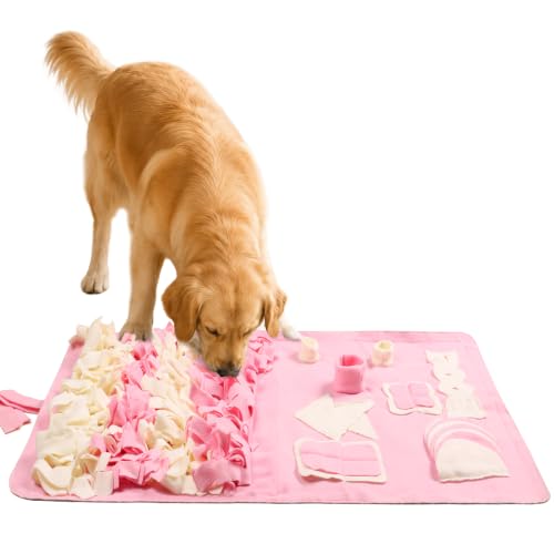 Snuffle Mat for Dogs (Pink / Medium 22x38 inch)