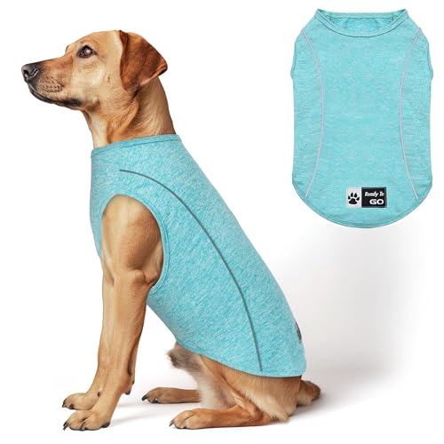 Reflective Dog Shirt (XX-Large (40-55lbs) / 5#Lake Blue)
