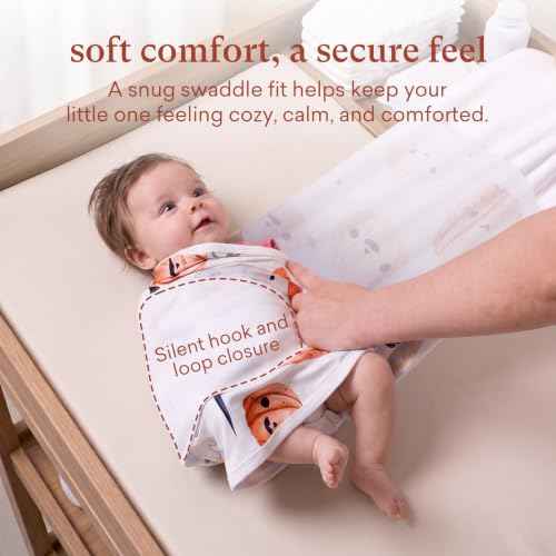Adjustable Newborn Swaddle Wrap 3 (Midnight Halloween / Small)