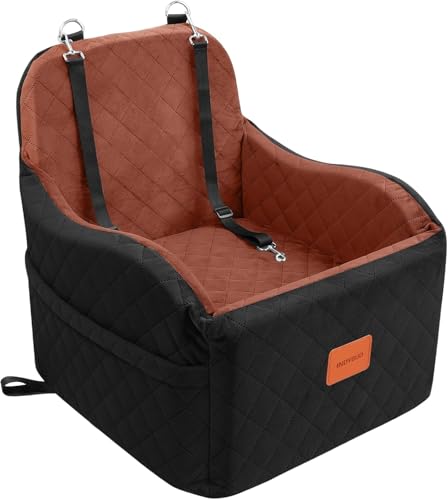 Dog Car Seats for Small (Black/Brown / Medium)