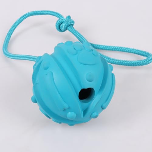 Dog Training Ball on Rope (2pcs blue)