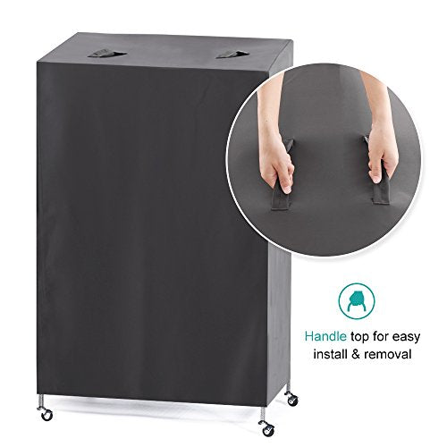 Pets Product Universal Birdcage Cover Blackout & Breathable Birdcage Cover for Pets' Good Night (35.0"L x 25.0"W x 47.0"H / Gray)