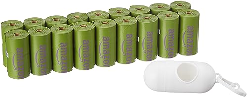 Premium Leak Proof Dog Poop Bags with Dispenser and Leash Clip (270 Bags)
