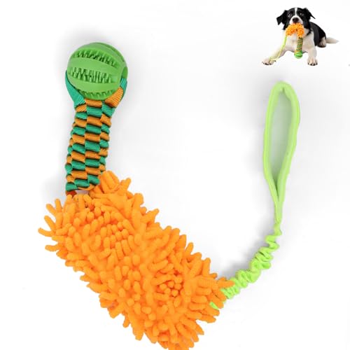Dog Tug Toy Interactive Dog Rope Toys (Orange Tug Toy / Medium)