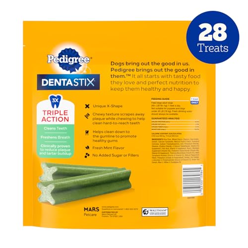 Dentastix Large Breed Dental Dog Treats (28 Count (Pack of 1))