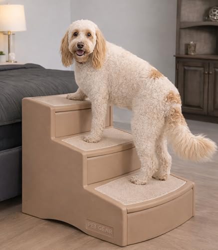 Easy Step III Extra Wide Pet Stairs (Sand Dune)