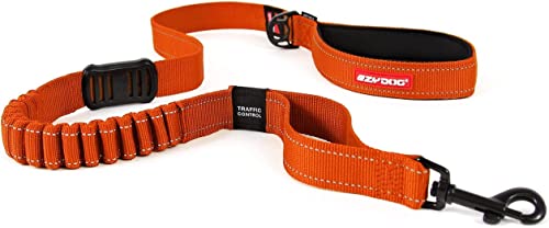 Zero Shock Bungee Dog Leash (Orange / 48-Inch)