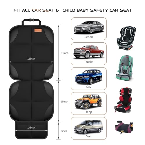 Car Seat Protector (Black / 2PS)