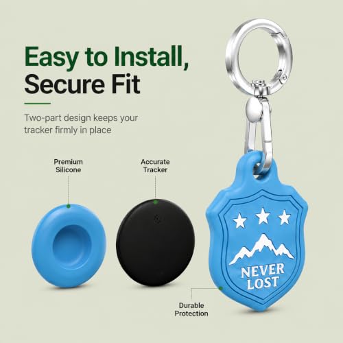 Dog Tracker with Apple Find My (Blue)