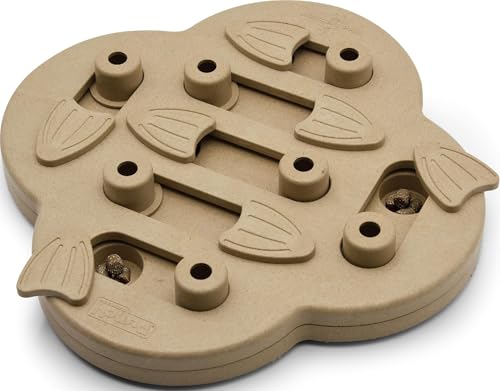 by Nina Ottosson Dog Hide N' Slide Treat Puzzle Enrichment Toy (Dog Hide-N-Slide (Tan) / 1 Count (Pack of 1))