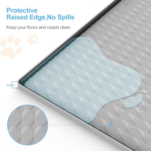 Pee Pad Holder for Dogs (24" x 24" / Light Grey)