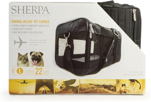 Original Deluxe Travel Pet Carrier (19.0"L x 11.8"W x 11.5"H)