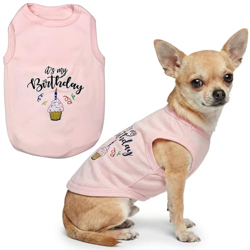 Dog Shirt 100% Cotton Shirts for Small Dogs (S)