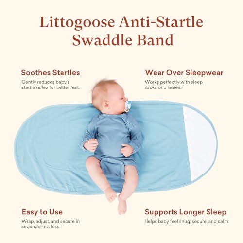 3 Pack Newborn Swaddle Band (Light Sage+oat+baby Blue / Small)