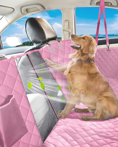 Dog Car Seat Cover (Pink / Standard (53.9*57.9 ))