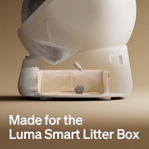Cat Litter Box Liners for Self (White / 3 Count (Pack of 1))