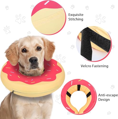 Inflatable Dog Cone (Grapefruit / L+(11"-14"))