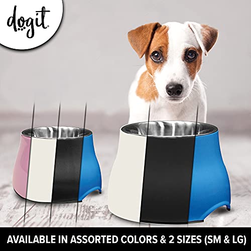 Elevated Dog Bowl for Large Dogs (Large / Off White)