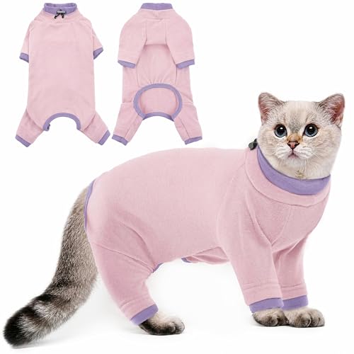 Cat Anti Licking Sweater (X-Small / LightPink)