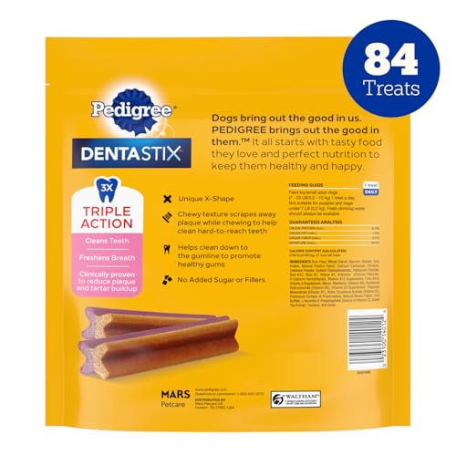 Dentastix Small & Toy Dental Dog Treats (84 Count (Pack of 1))