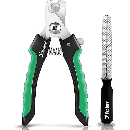 Dog Nail Clippers Professional Pet Nail Clipper Suitable for Cats (Green / Medium to Small pets)