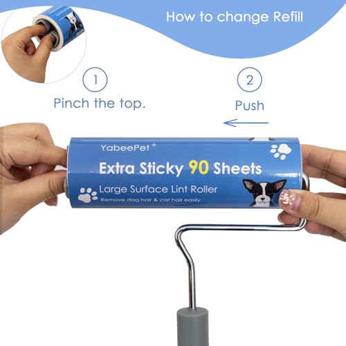 Extra Sticky Large Lint Roller Refills (6 Refills)