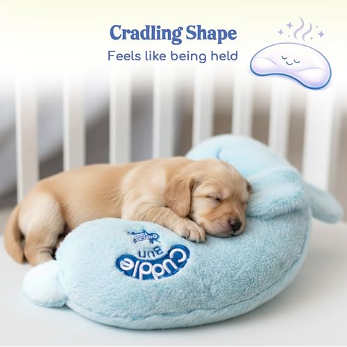 CuddleBun Heartbeat Puppy Toy Sleep Aid (Sky)