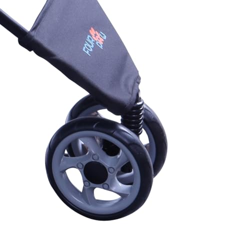 Full Window pet Stroller 3 Wheels for Cats & Dogs