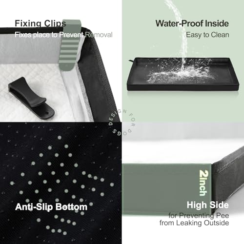 Small Portable Dog Pee Pads Holder for Travel (S 23'' x 15'' for Dog＜ 19" Length)