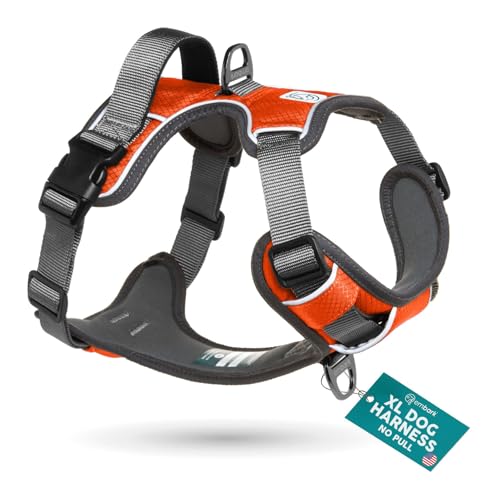 Embark No Pull Dog Harness (XL / Orange)