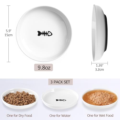 No Spill Cat Bowls (Deeper-6 Pack)