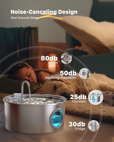 Pet Water Fountain for Large Dogs