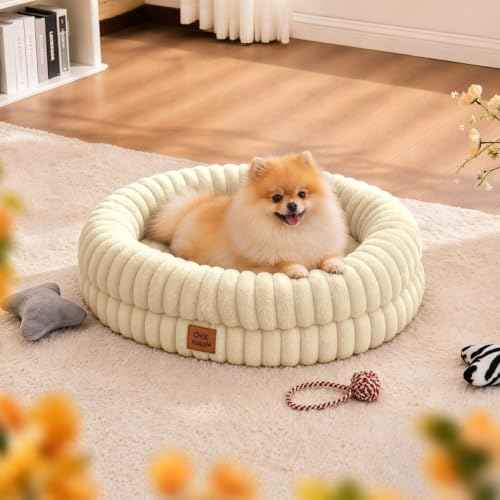 Orthopedic Dog Bed (Sandy Beige / M(30*24*7))