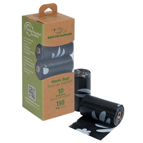 GRS Poop Bags for Dogs (GRS Black / 150 Bags)