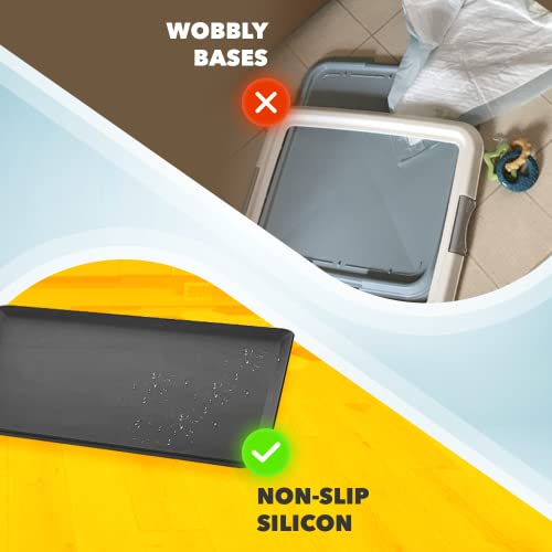 Dog Pee Pad Holder (Black / 1 Pack)