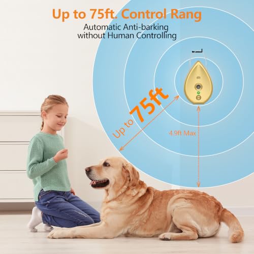 Ultrasonic Anti Barking Device for Dogs (Gold Anti Barking Device)