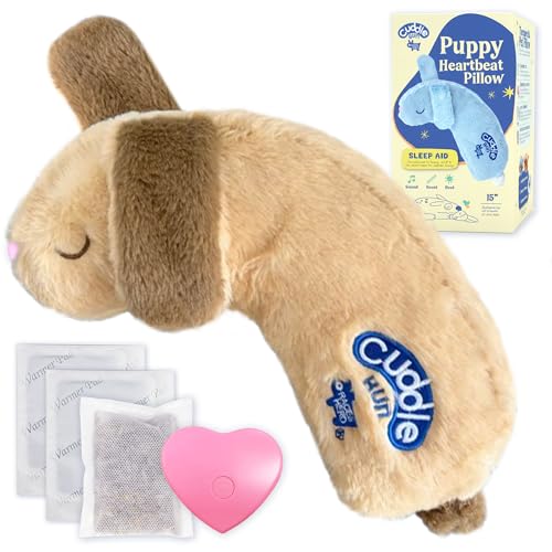 CuddleBun Heartbeat Puppy Toy Sleep Aid (Beige)