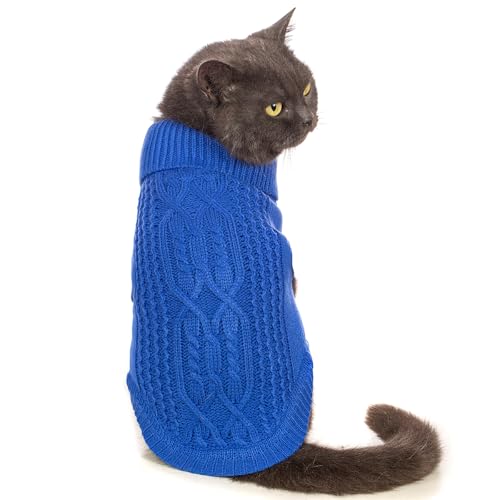 Cat Sweater Stretchy (Dark Blue / Medium)