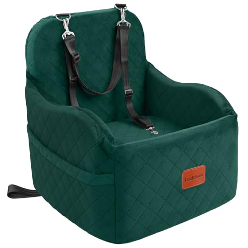 Dog Booster Car Seat for Small (Green / Medium)