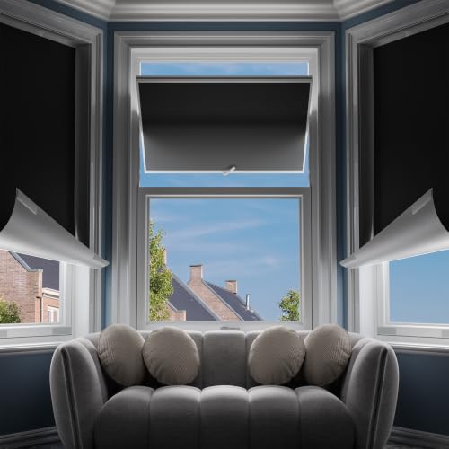 Blackout Curtains for Bedroom (Black / 61"W x 48"L (Pack of 1))