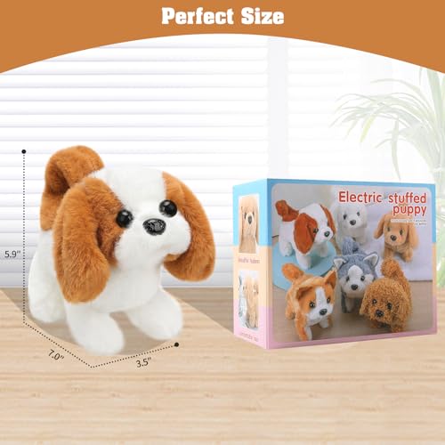 Plush Saint Bernard Toy Puppy Electronic Interactive Dog (Saint Bernard Dog)