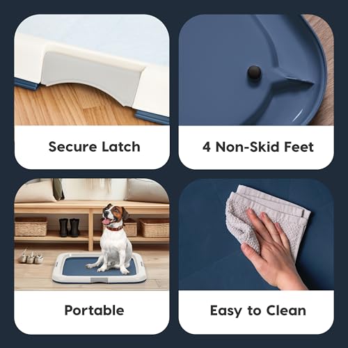 Pee Pad Holder (Navy / 22" x 22")