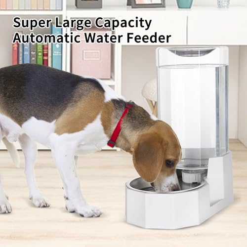 8L Gravity Dog Water Dispenser (White / 8L Without Filter)