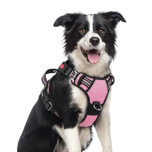 Dog Harness Medium Sized (Light Pink / Medium)