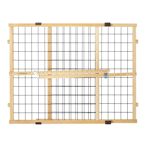 Wire Mesh Dog Gate (26.5"-42" Wide, 23" Tall)