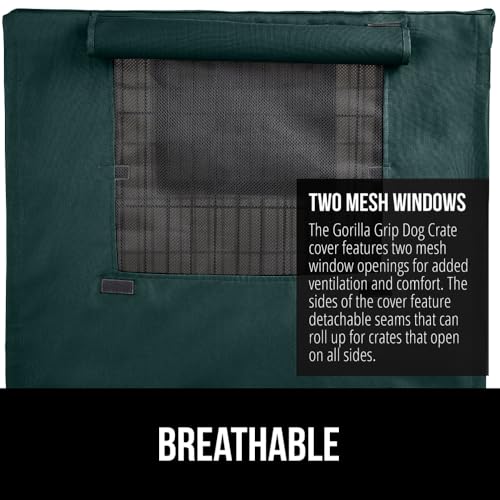 Dog Crate Covers (Hunter Green / 42" X 28" X 30")